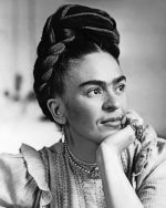 Black And White Frida Paint By Numbers