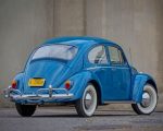 Blue Volkswagen Beetle Paint By Numbers