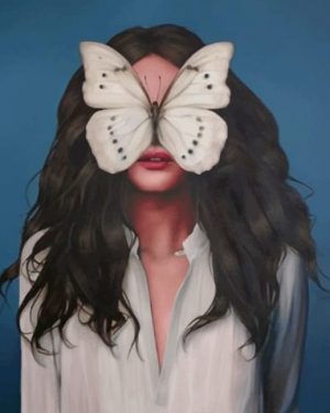 Butterfly Lady paint by numbers