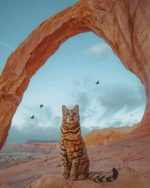 Bengal Cat In Utah Paint By Numbers