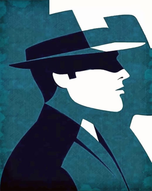 Illustration Classy Man Paint By Numbers