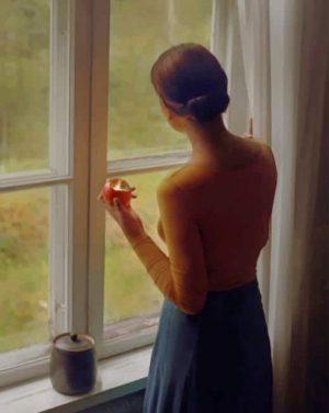 Woman In Window Paint By Numbers