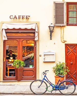 Italian Coffee Shop paint by numbers