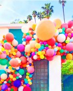 Colorful Balloons Paint by numbers