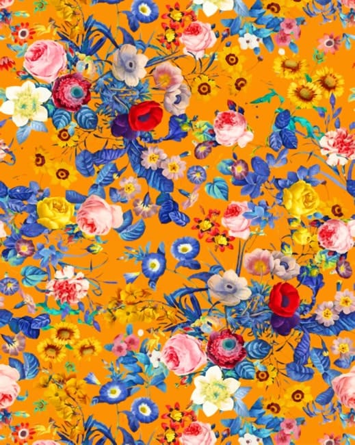 Botanical Flowers Paint By Numbers