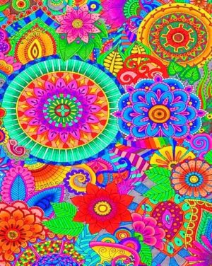 Colorful Mandalas Paint By Numbers
