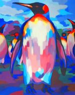 Colorful Penguins Paint By Numbers