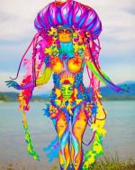 Jellyfish Woman Paint By Numbers