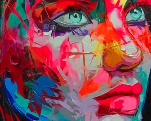 Colorful Face Paint By Numbers
