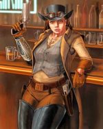 Western Cowgirl Paint By Numbers