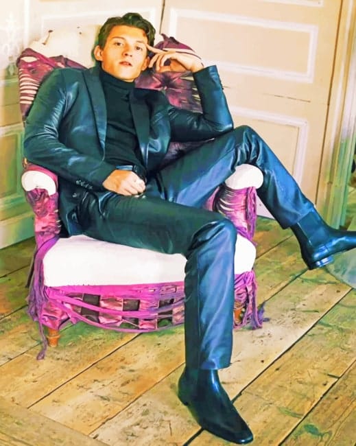 Actor Tom Holland Paint By Numbers