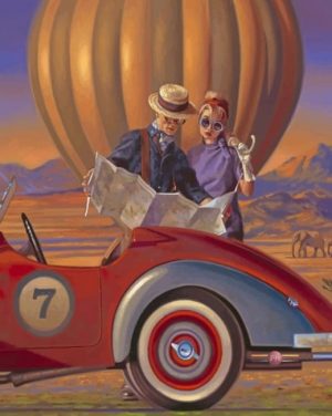 Retro Couple Paint By Numbers