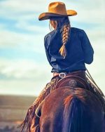Western Cowgirl Paint By Numbers
