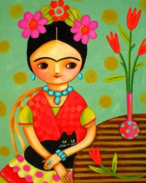 Cute Frida Kahlo Paint By Numbers