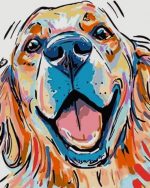Colorful Puppy Dog Paint By Numbers