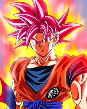 Goku Super Saiyan Paint By Numbers