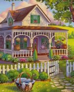 Countryside House Paint By Numbers