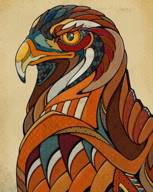 Eagle Bird Art Paint By Numbers
