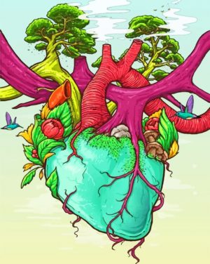Forest Heart Paint By Numbers