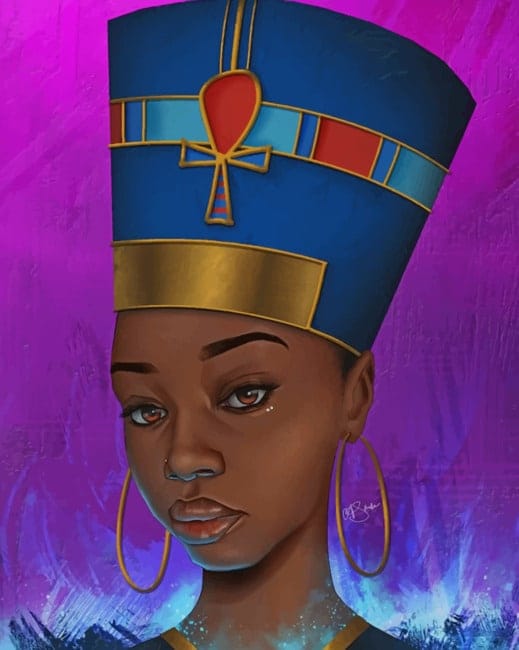 Egyptian Lady Paint By Numbers