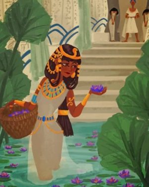 Egyptian Queen paint by numbers