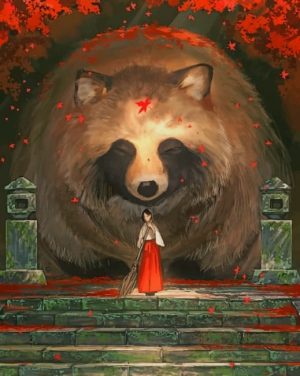 Fantastic Cool Raccoon Paint by numbers