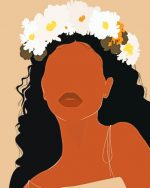 Illustration African Girl Paint By Numbers