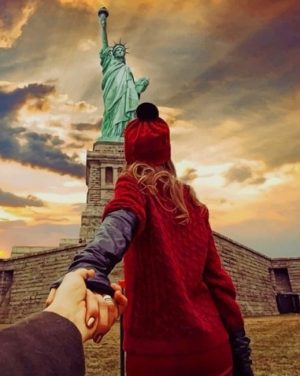 Follow Me To The Statue Of Liberty Paint By Numbers