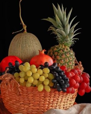 Fresh Fruit Basket Paint By Numbers