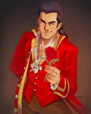 Gaston Beauty And The Beast Paint By Numbers