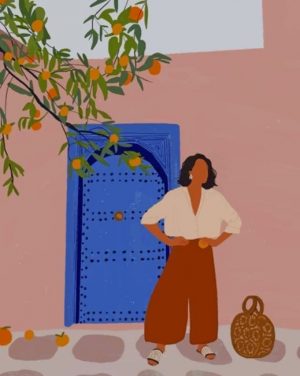 African Girl In Morocco Paint By Numbers