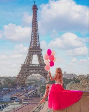 Girl In Paris Paint By Numbers