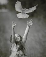 Girl With Pigeon Paint By Numbers