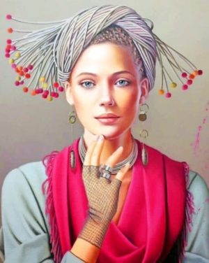 Gorgeous Lady Paint By Numbers