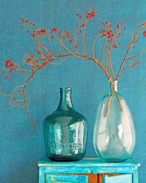 Glass Vases paint by numbers