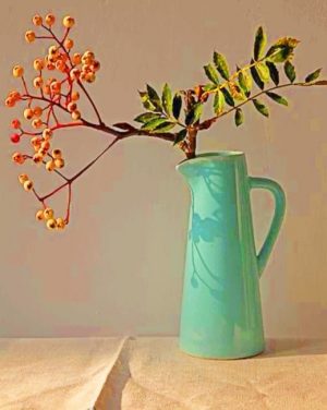 Plants In Jug Paint By Numbers