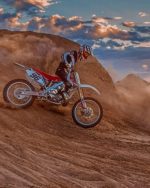 Dirt Bike Driver Paint By Numbers