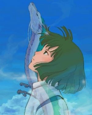 Haku Spirited Away Paint By Numbers