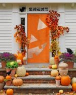 Halloween Front Door Paint By Numbers