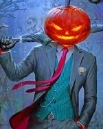 Mr Jack O Lantern Paint By Numbers