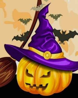 Halloween Pumpkin Paint By Numbers