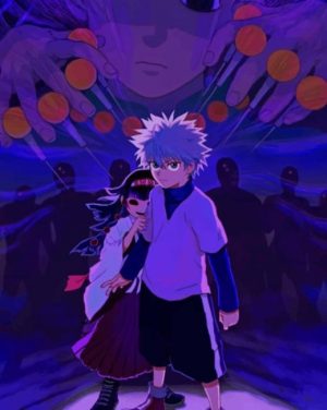 Neferpitou And Killua Zoldyck paint by numbers