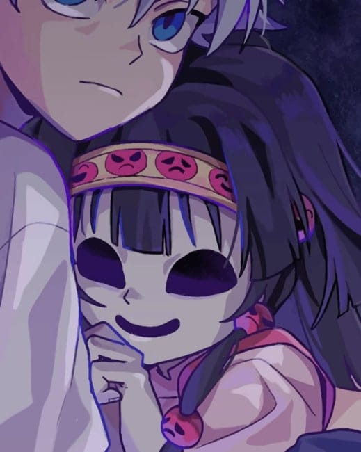 Killua Zoldyck And Neferpitou Paint By Numbers