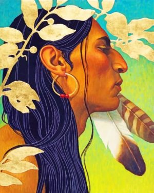 Indigenous Man Paint By Numbers