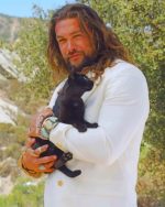 Jason Momoa And Cat Paint By Numbers