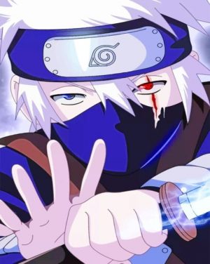 Kakashi Naruto Anime Paint By Numbers