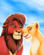 Kiara And Kovu paint by numbers