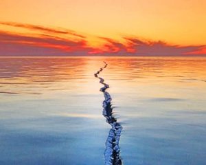 Sunset Lake Baikal Paint By Numbers