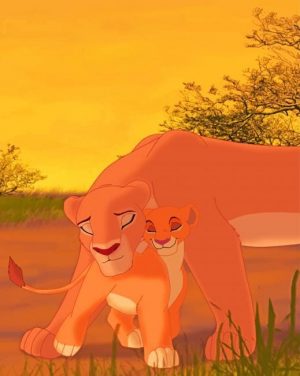 Nala And Kiara Paint By Numbers