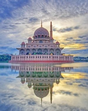 Putra Mosque Malaysia Paint By Numbers